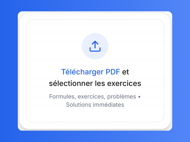 Importez votre PDF