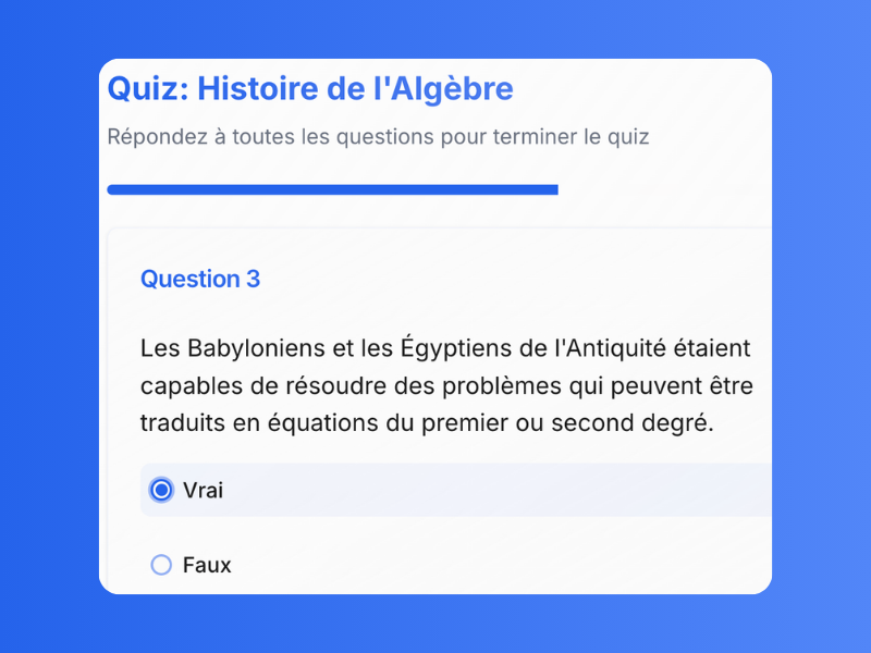 Choisir les options
